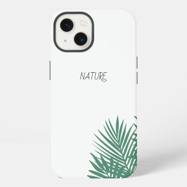 Coque iPhone Boîtier blanc simple pour Iphone 13 (Verso)