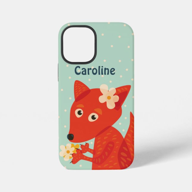 Coque iPhone Boîtier Case-Mate iPhone au nom de renarde mignonn (Verso)