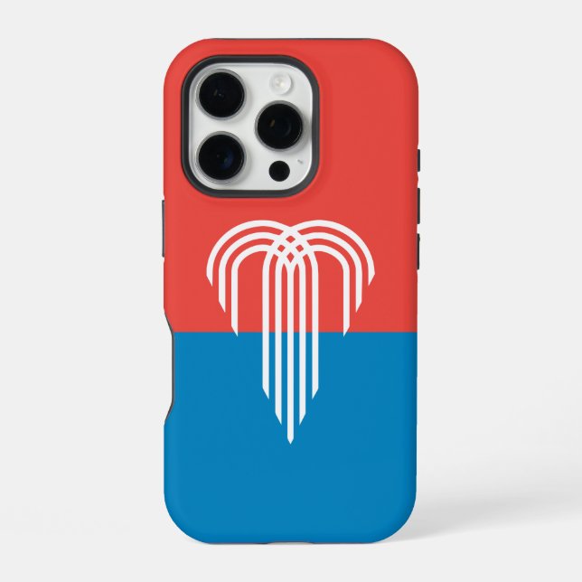 Coque iPhone Boîtier Case-Mate pour Apple iPhone 16 Pro, drapea (Verso)