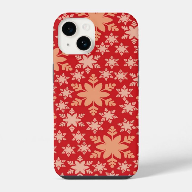 Coque iPhone Boîtier de téléphone des snowflèches (Verso)