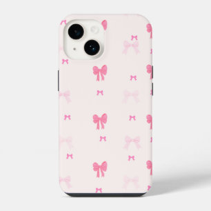 Coque Pour iPhone 14 boîtier de téléphone esthétique à arc rose
