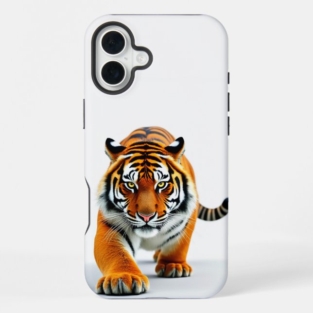 Coque iPhone Boîtier de téléphone Tiger (Verso)