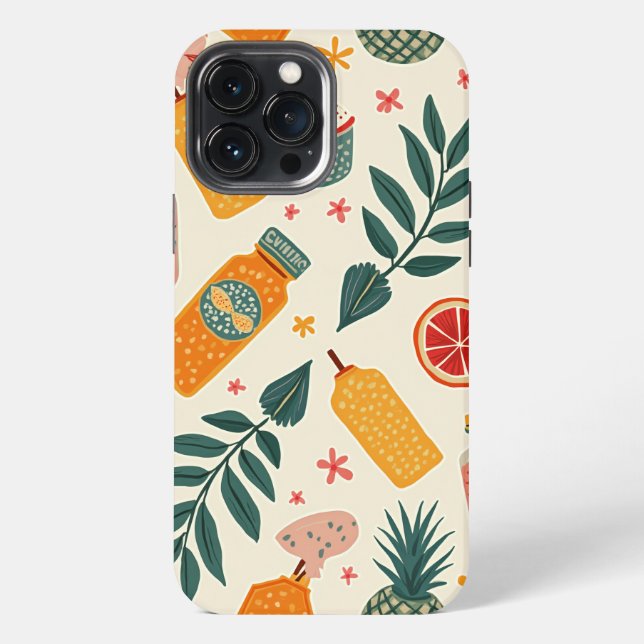 Coque iPhone Boîtier d'été pour Iphone 13 Pro Max (Verso)