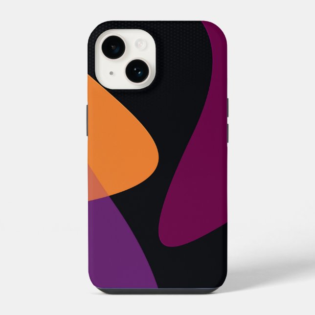 Coque iPhone Boîtier fluide coloré (Verso)