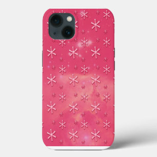 Etui iPhone 13 Boîtier iPhone 13 à motif étoilé rose