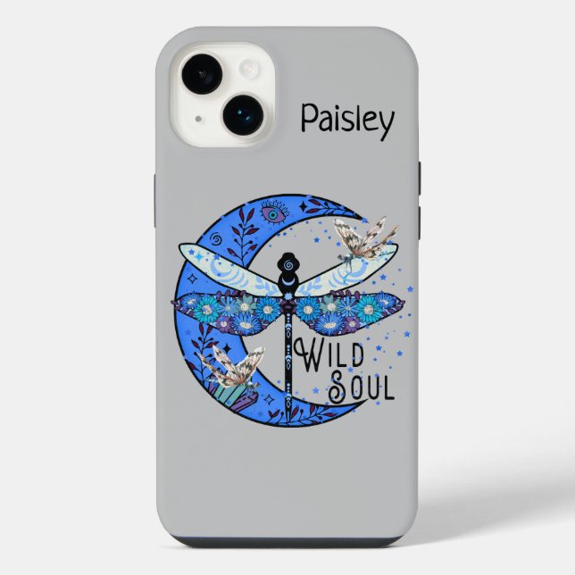 Coque iPhone Boîtier iPhone 14 Plus avec libellules (Verso)