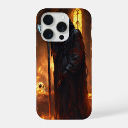 Coque iPhone 15 Pro Boîtier iPhone 15 Pro avec art Death Metal