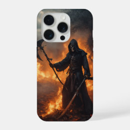 Coque iPhone 15 Pro Boîtier iPhone 15 Pro avec design Death Metal