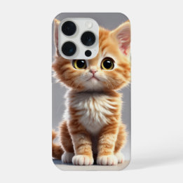 Coque iPhone 15 Pro Boîtier iPhone 15 Pro avec un design de chat adora