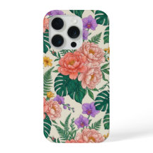 Boîtier iPhone 15 Rose Floral – Design Élégant de