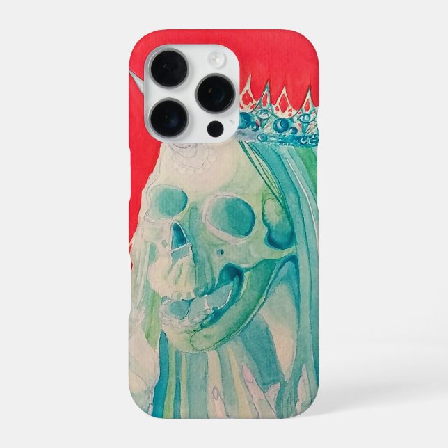 Coque iPhone Boîtier iphone 16 Red Fury art original (Verso)