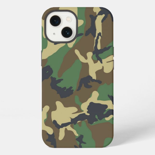 Coque iPhone Boîtier Iphone 6 Camouflage Forêt (Verso)