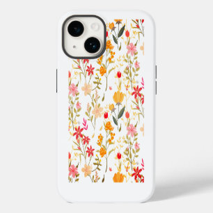 Coque Pour iPhone 14 Boîtier iPhone à motif floral mignon de fleurs sau