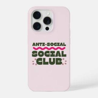 Coque iPhone 15 Pro Boîtier Iphone Anti-Social Social Club