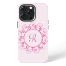 Boîtier iPhone avec monogramme fantaisie et tourbi