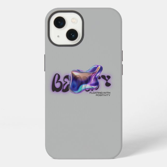 Coque iPhone Boîtier iPhone Beauté - Gris (Verso)