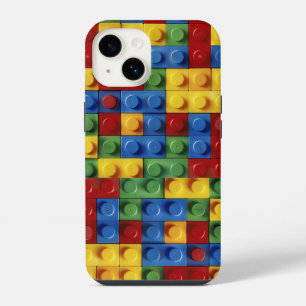 Coque Pour iPhone 14 Boîtier iPhone Blocs Colorés