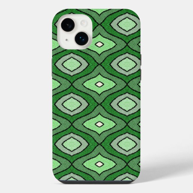 Coque iPhone Boîtier iPhone Case-Mate abstrait vert (Verso)