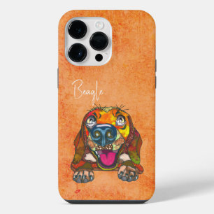 Coque Pour Pour iPhone 14 Pro Max Boîtier iPhone Case-Mate Beagle Ugly Face
