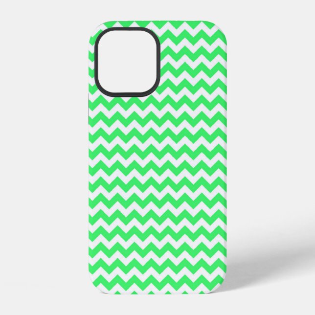 Coque iPhone Boîtier iPhone Case-Mate Chevron Zig Zag Vert Citr (Verso)