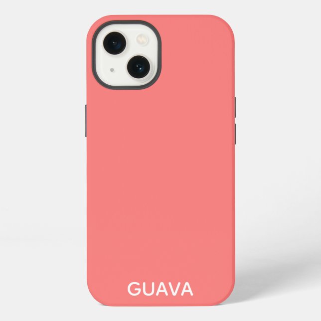 Coque iPhone Boîtier iPhone Case-Mate couleur rose guave (Verso)