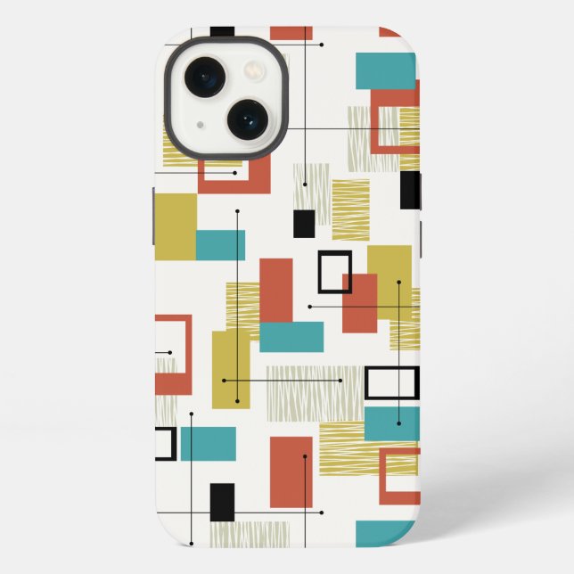 Coque iPhone Boîtier iPhone Case-Mate Design Rétro Atomique des (Verso)