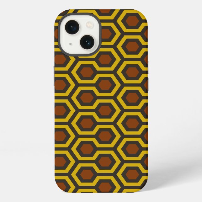 Coque iPhone Boîtier iPhone Case-Mate marron brillant (Verso)
