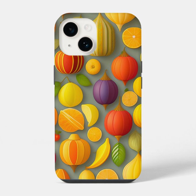 Coque iPhone Boîtier iPhone Design Fruit (Verso)