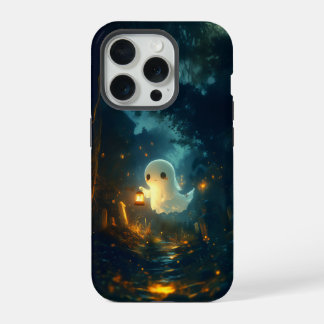 Coque iPhone 15 Pro Boîtier iPhone Halloween Lanterne de Fantôme Adora