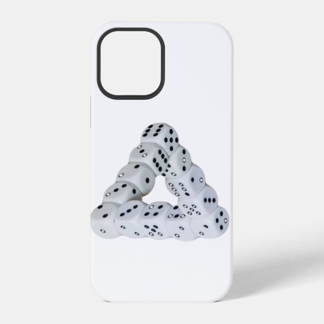 Coque iPhone Boîtier iPhone / iPad à illusion d'optique de dés (Verso)