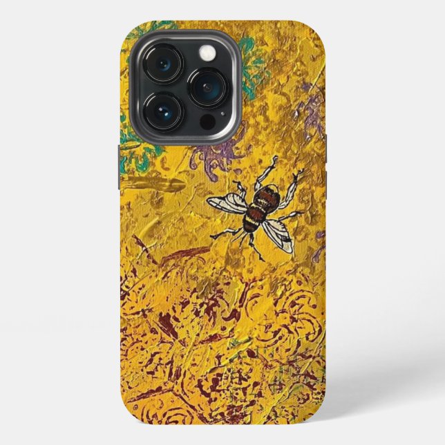 Coque iPhone Boîtier iPhone / iPad abeille à miel (Dos)
