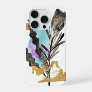 Coque iPhone 15 Pro Boîtier iPhone / iPad avec fleur de Protea, textur