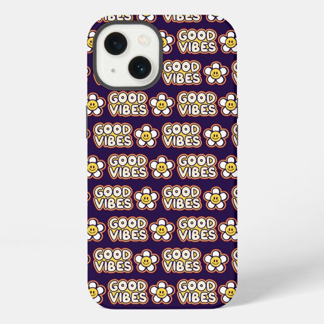 Coque iPhone Boîtier iPhone / iPad Daisy Good Vibes (Verso)