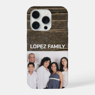 Coque iPhone 15 Pro Boîtier iphone personnalisé avec photo de famille