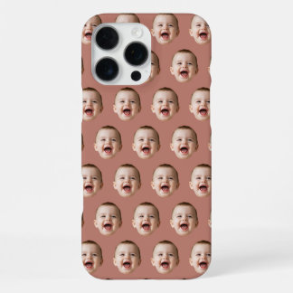 Coque iPhone 16 Pro Max Boîtier iPhone personnalisé avec visage de bébé