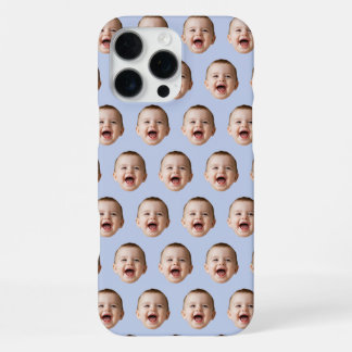 Coque iPhone 16 Pro Max Boîtier iPhone personnalisé avec visage de bébé