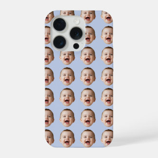 Coque iPhone 15 Pro Boîtier iPhone personnalisé avec visage de bébé