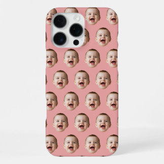 Coque iPhone 16 Pro Max Boîtier iPhone personnalisé avec visage de bébé