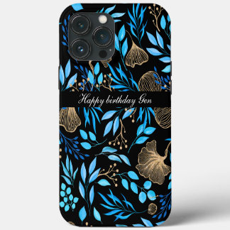 Etui iPhone 13 Pro Max Boîtier iphone personnalisé couleur or Ajoutez vot