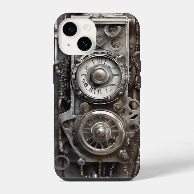 Coque iPhone Boîtier iPhone Steampunk (Verso)