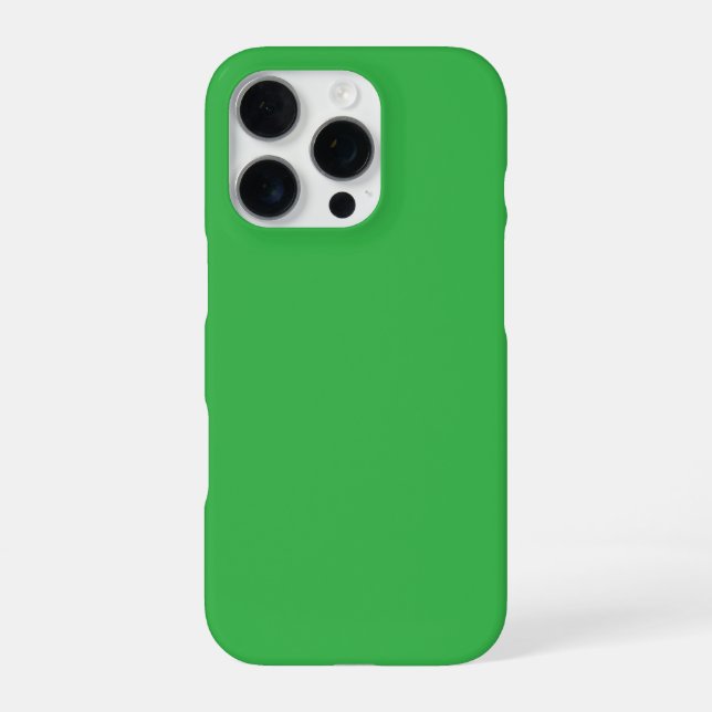Coque iPhone Boîtier iPhone vert personnalisé avec coutume (Verso)