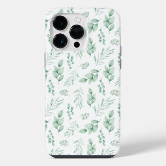 Coque Pour Pour iPhone 14 Pro Max Boîtier motif feuilles verdâtres pour iPhone 11 Pr
