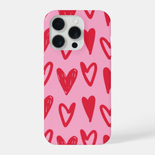 Coque iPhone 15 Pro Boîtier pour iPhone 15 Pro avec motif de cœur.