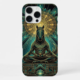 Coque iPhone 16 Pro Max Boîtier Teal Or Spirituel pour iPhone 16 Pro Max