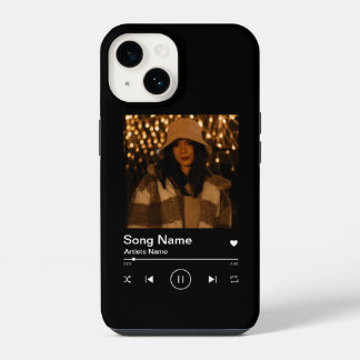 Coque Pour iPhone 14 Boîtier téléphonique de couverture de musique pers