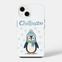Boîtier téléphonique de Kawaii Penguin - Chillioze