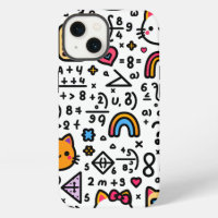 Boîtier téléphonique de la calculatrice de mathéma