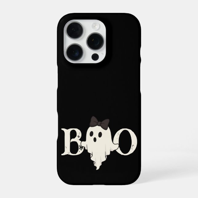 Coque iPhone Boîtier téléphonique d'Halloween mignon - Fantôme  (Verso)