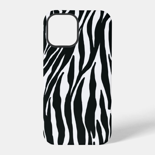 Coque iPhone Boîtier téléphonique d'impression Zebra (Verso)
