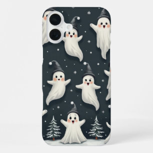 Coque iPhone 16 Plus Boîtier téléphonique du Motif fantôme d'hiver